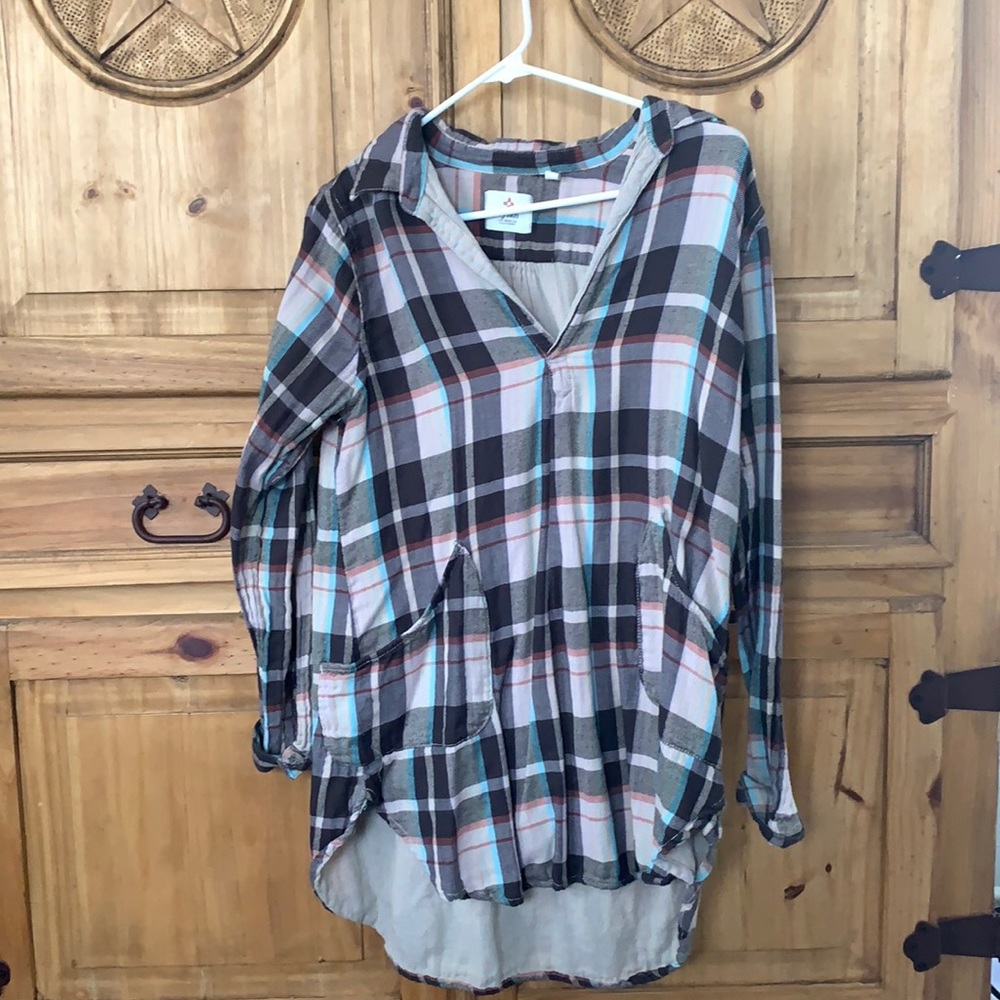 Flannel blouse. Size S